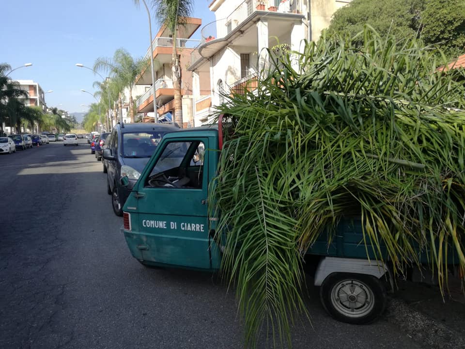 Giarre lavori di manutenzione