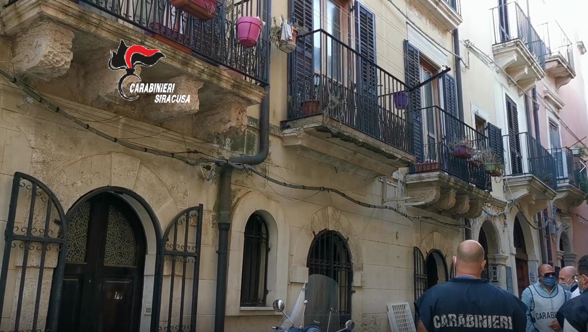 Carabinieri Sequestro Ortigia