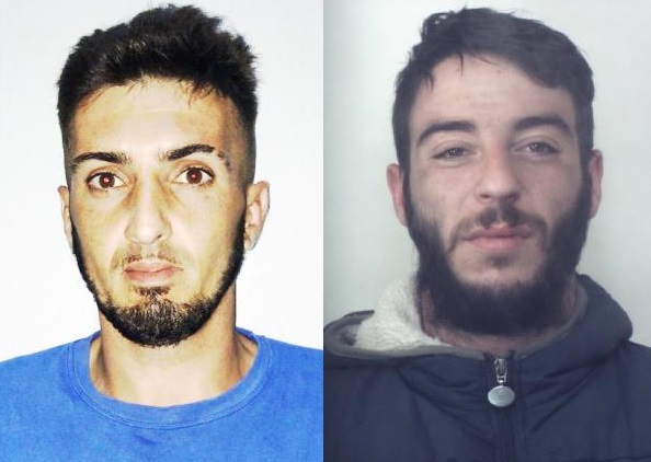 Gli arrestati Rapisarda e Mazzocca