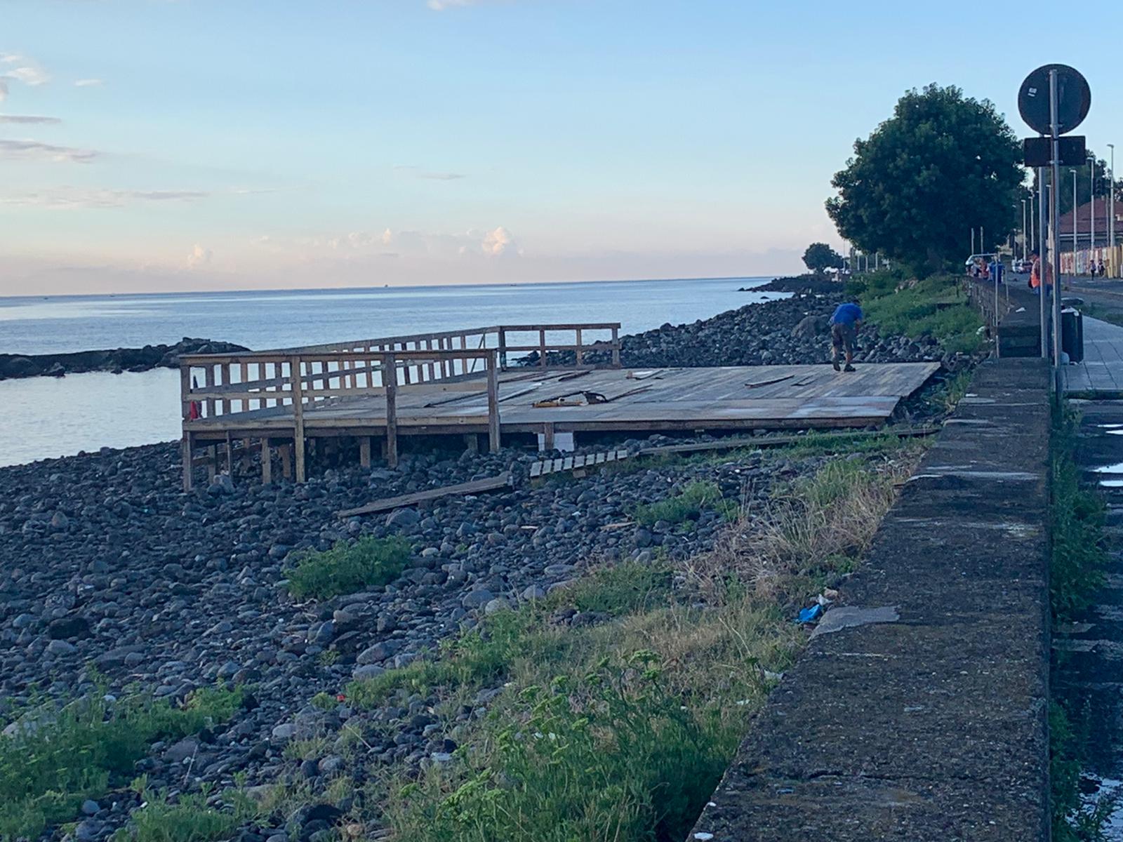 Il solarium sulla spiaggia ripostese